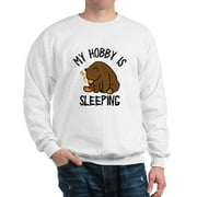CafePress - My Hobby Is Sleeping Chill Grizzly Bear - Crew Neck Sweatshirt