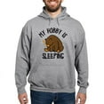 thumbnail image 1 of CafePress - My Hobby Is Sleeping Chill Grizzly Bear - Pullover Hoodie, Hooded Sweatshirt, 1 of 4