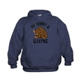 thumbnail image 1 of CafePress - My Hobby Is Sleeping Chill Grizzly Bear Sweatshirt - Kids Hooded Sweatshirt, Classic Hoodie, 1 of 4
