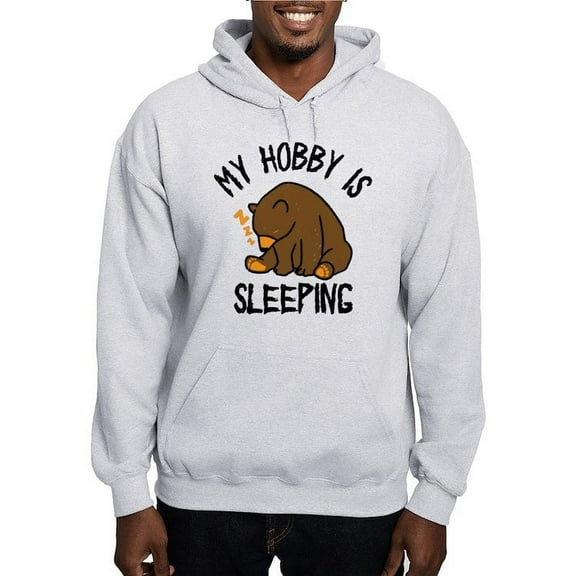 CafePress - My Hobby Is Sleeping Chill Grizzly Bear Sweatshirt - Pullover Hoodie, Hooded Sweatshirt