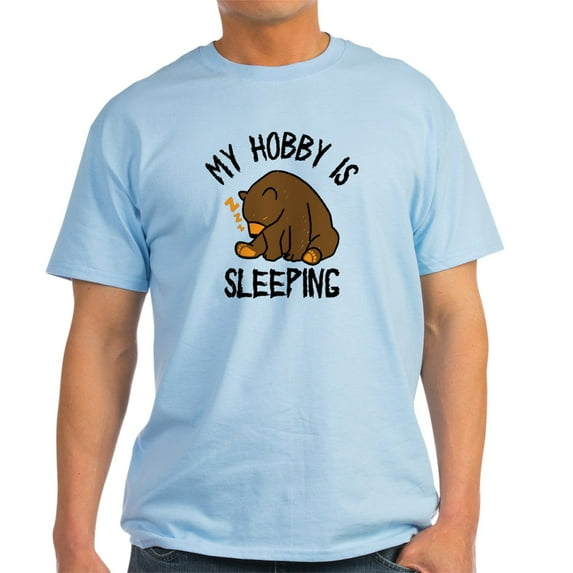CafePress - My Hobby Is Sleeping Chill Grizzly Bear T Shirt - Men's Classic Graphic T-Shirt