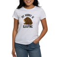 thumbnail image 1 of CafePress - My Hobby Is Sleeping Chill Grizzly Bear T Shirt - Women's Classic T-Shirt, 1 of 4