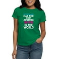 thumbnail image 1 of CafePress - My Husband Has The Most Awesome Wife In The World - Women's Traditional Fit Dark T-Shirt, 1 of 4
