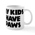 thumbnail image 1 of CafePress - My Kids Has Paws - 11 oz Ceramic Mug - Novelty Coffee Tea Cup, 1 of 6