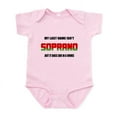thumbnail image 1 of CafePress - My Last Name Isn't Soprano Infant Bodysuit - Baby Light Bodysuit, Size Newborn - 24 Months, 1 of 4