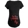 thumbnail image 1 of CafePress - My Lil' Valentine Maternity Dark T Shirt - Maternity Dark T-Shirt, 1 of 3