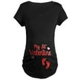 thumbnail image 1 of CafePress - My Lil' Valentine Maternity Dark T Shirt - Maternity Dark T-Shirt, 1 of 3