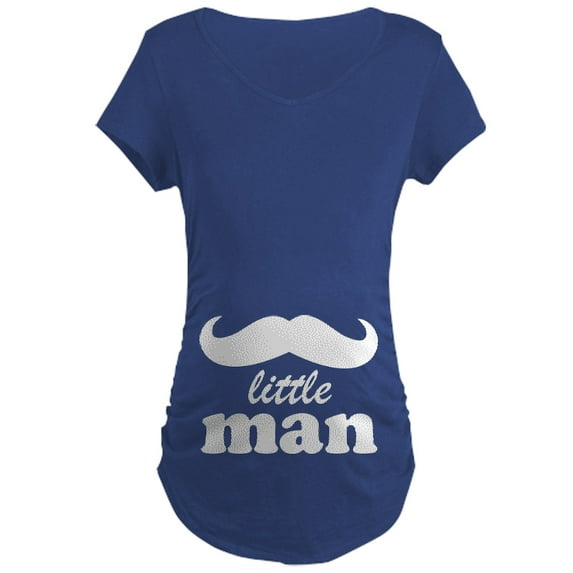 CafePress - My Little Man Maternity T Shirt - Maternity Dark T-Shirt