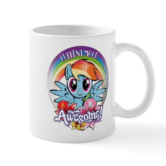 CafePress - My Little Pony Current Mood Awes - 11 oz Ceramic Mug - Novelty Coffee Tea Cup