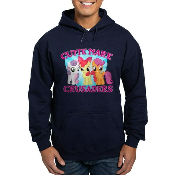 CafePress - My Little Pony Cutie Mark Hoodie (Dark) - Pullover Hoodie, Classic, Comfortable Hooded Sweatshirt