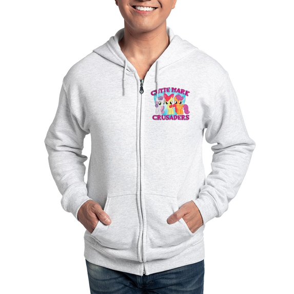 CafePress - My Little Pony Cutie Mark Zip Hoodie - Zip Hoodie, Classic Hooded Sweatshirt with Metal Zipper