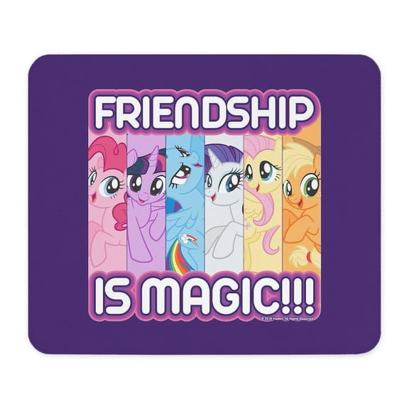CafePress - My Little Pony Friendship Is Magic Mousepad - Non-slip Rubber Mousepad, Gaming Mouse Pad