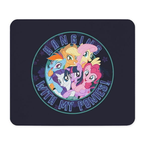 CafePress - My Little Pony Hanging With My Ponies Mousepad - Non-slip Rubber Mousepad, Gaming Mouse Pad