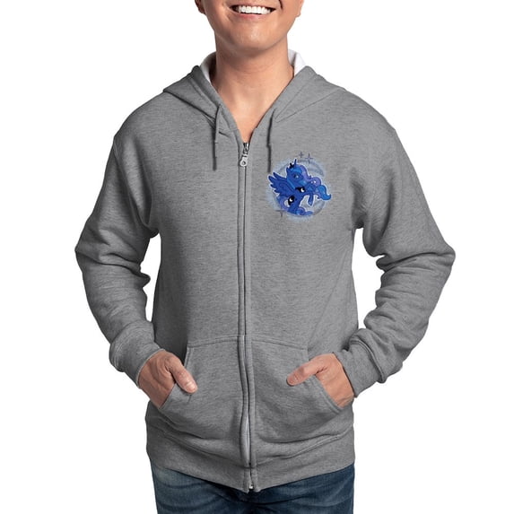 CafePress - My Little Pony Princess Luna Zip Hoodie - Zip Hoodie, Classic Hooded Sweatshirt with Metal Zipper