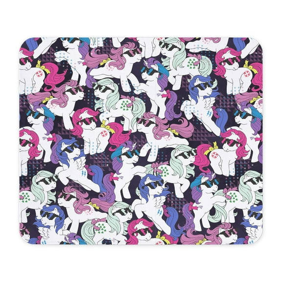 CafePress - My Little Pony Retro Sunglasses Mousepad - Non-slip Rubber Mousepad, Gaming Mouse Pad