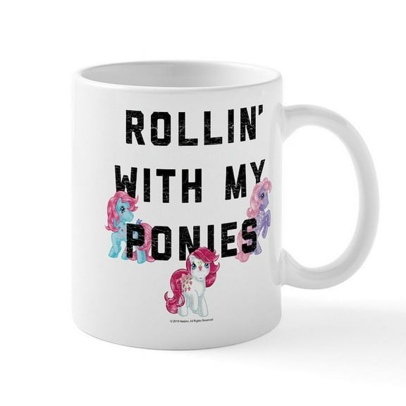 CafePress - My Little Pony Rollin With My Po - 11 oz Ceramic Mug - Novelty Coffee Tea Cup