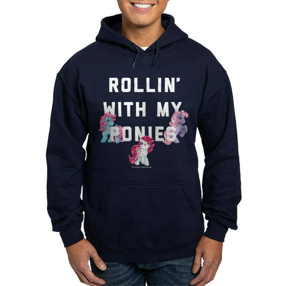 CafePress - My Little Pony Rollin With My Ponies Hoodie (Dark) - Pullover Hoodie, Classic, Comfortable Hooded Sweatshirt