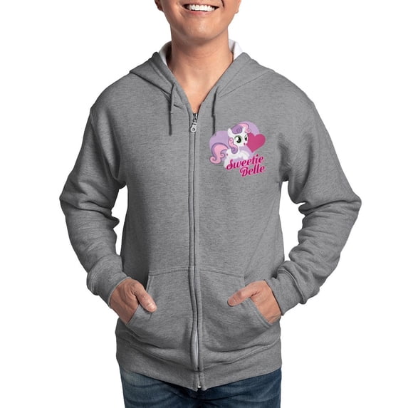 CafePress - My Little Pony Sweetie Belle Zip Hoodie - Zip Hoodie, Classic Hooded Sweatshirt with Metal Zipper