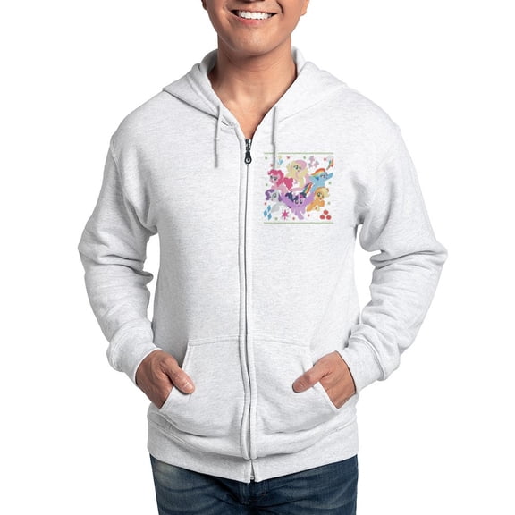 CafePress - My Little Pony Ugly Christmas Zip Hoodie - Zip Hoodie, Classic Hooded Sweatshirt with Metal Zipper