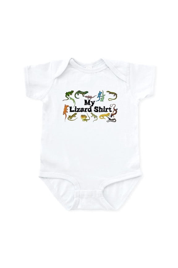 - My Lizard Shirt Infant Bodysuit - Baby Light Bodysuit, Size Newborn - 24 Months