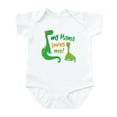 thumbnail image 1 of CafePress - My Mama Loves Me Dinosaur Infant Bodysuit - Baby Light Bodysuit, Size Newborn - 24 Months, 1 of 4