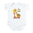 thumbnail image 1 of CafePress - My Mimi Loves Me Giraffe Infant Bodysuit - Baby Light Bodysuit, Size Newborn - 24 Months, 1 of 4