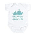 thumbnail image 1 of CafePress - My Mimi Loves Me Infant Bodysuit - Baby Light Bodysuit, Size Newborn - 24 Months, 1 of 4