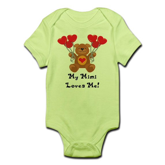 CafePress - My Mimi Loves Me! Infant Bodysuit - Baby Light Bodysuit