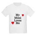 thumbnail image 1 of CafePress - My Mimi Loves Me T Shirt - Light T-Shirt Kids XS-XL, 1 of 4