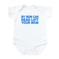 thumbnail image 1 of CafePress - My Mom Can Dead Lift Your Mom Body Suit - Baby Light Bodysuit, Size Newborn - 24 Months, 1 of 4