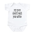 thumbnail image 1 of CafePress - My Mom Doesn't Want Your Advice Infant Bodysuit - Baby Light Bodysuit, Size Newborn - 24 Months, 1 of 4
