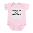 thumbnail image 1 of CafePress - My Mom Is A Nurse Infant Bodysuit - Baby Light Bodysuit, Size Newborn - 24 Months, 1 of 4