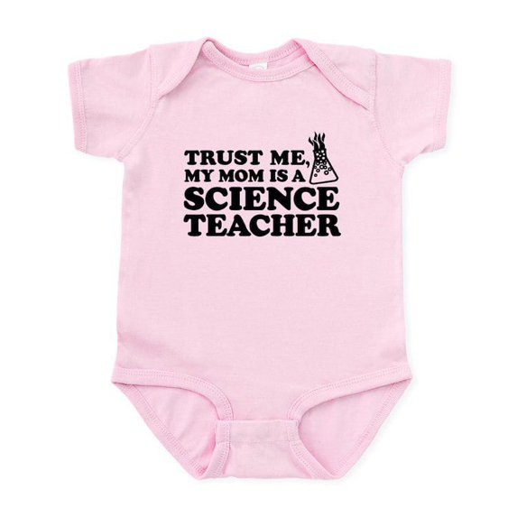 CafePress - My Mom Is A Science Teacher Infant Bodysuit - Baby Light Bodysuit, Size Newborn - 24 Months