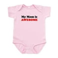 thumbnail image 1 of CafePress - My Mom Is Awesome Body Suit - Baby Light Bodysuit, Size Newborn - 24 Months, 1 of 4