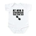 thumbnail image 1 of CafePress - My Mom Is Stronger Than Your Dad Body Suit - Baby Light Bodysuit, Size Newborn - 24 Months, 1 of 4
