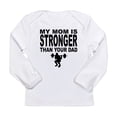 thumbnail image 1 of CafePress - My Mom Is Stronger Than Your Dad Long Sleeve T Shi - Long Sleeve Infant T-Shirt, 1 of 2