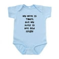 thumbnail image 1 of CafePress - My Mom Is Taken But My Aunt Is Hot And Single Body - Baby Light Bodysuit, Size Newborn - 24 Months, 1 of 4