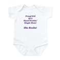 thumbnail image 1 of CafePress - My Mom Rocks! Infant Creeper - Baby Light Bodysuit, Size Newborn - 24 Months, 1 of 4