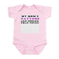 thumbnail image 1 of CafePress - My Mom's Tattoos Are Cooler.... Infant Bodysuit - Baby Light Bodysuit, Size Newborn - 24 Months, 1 of 4