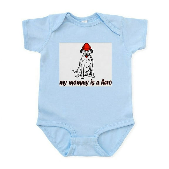 CafePress - My Mommy Is A Hero (Dalmation Infant Bodysuit - Baby Light Bodysuit, Size Newborn - 24 Months