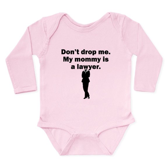 CafePress - My Mommy Is A Lawyer Body Suit - Long Sleeve Cotton Baby Bodysuit