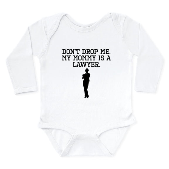 CafePress - My Mommy Is A Lawyer Body Suit - Long Sleeve Cotton Baby Bodysuit