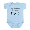 thumbnail image 1 of CafePress - My Mommy Is A Nerd Body Suit - Baby Light Bodysuit, Size Newborn - 24 Months, 1 of 4