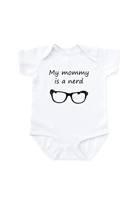 - My Mommy Is A Nerd Body Suit - Baby Light Bodysuit, Size Newborn - 24 Months