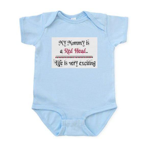 CafePress - My Mommy Is A Redhead Infant Bodysuit - Baby Light Bodysuit, Size Newborn - 24 Months