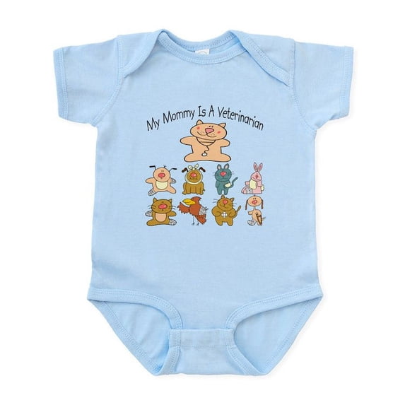 CafePress - My Mommy Is A Veterinarian Baby/Toddler Bodysuit - Baby Light Bodysuit, Size Newborn - 24 Months