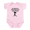 thumbnail image 1 of CafePress - My Mommy Is Stronger Than Your Mommy Body Suit - Baby Light Bodysuit, Size Newborn - 24 Months, 1 of 4
