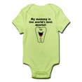 thumbnail image 1 of CafePress - My Mommy Is The Words Best Dentist Body Suit - Baby Light Bodysuit, 1 of 1