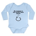 thumbnail image 1 of CafePress - My Mommy Is The Words Best Nurse Body Suit - Long Sleeve Cotton Baby Bodysuit, 1 of 4