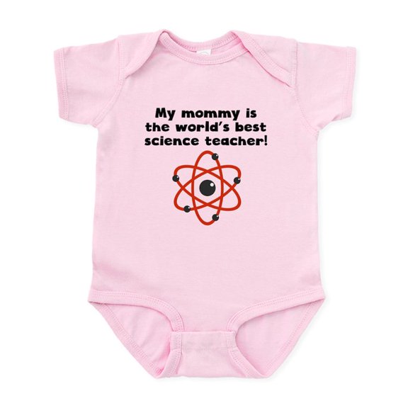 CafePress - My Mommy Is The Words Best Science Teacher Body Su - Baby Light Bodysuit, Size Newborn - 24 Months